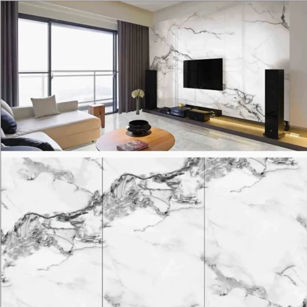 High Glossy Marble Uv Pvc Laminated Sheet